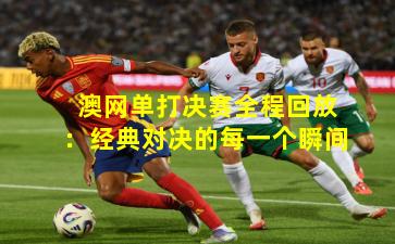 澳网单打决赛全程回放：经典对决的每一个瞬间